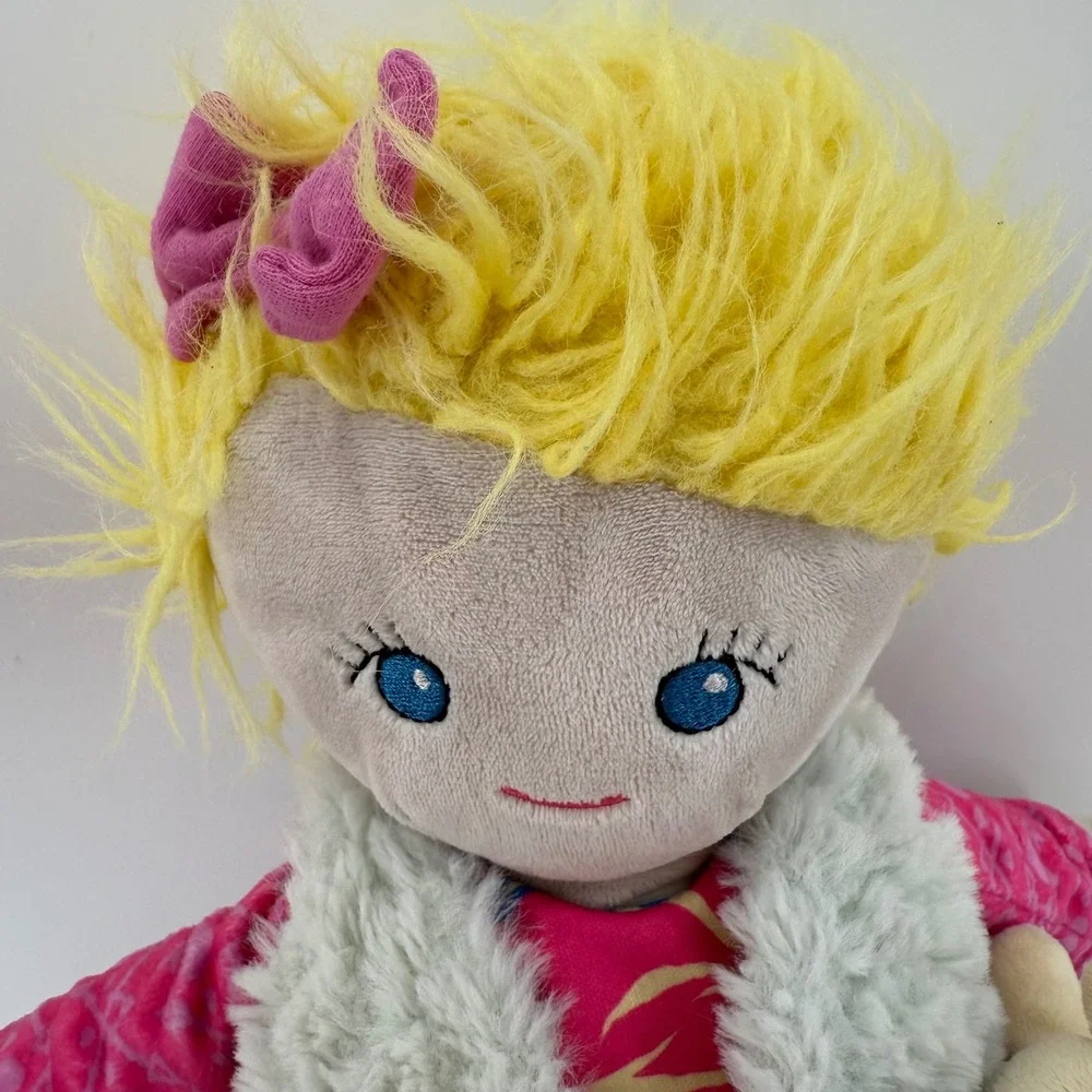 Scentsy Buddy‎ Plush Sierra Doll Yellow Hair Dress Lamb Friend Stuffed Toy